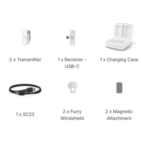 RODE Wireless Micro zawartość zestawu
